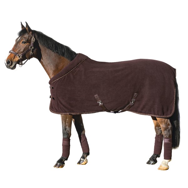 Cheval de Luxe Abschwitzdecke mit Fleecekragen 