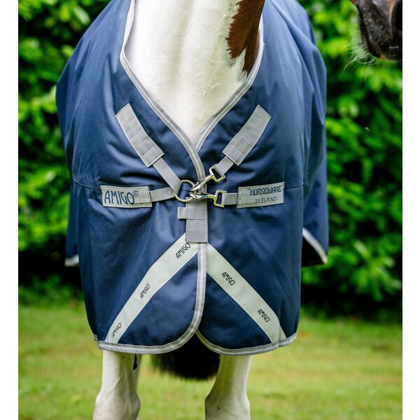 HORSEWARE outdoordeken AMIGO Bravo 12 XL Original Lite navy/titan grey | 145 cm