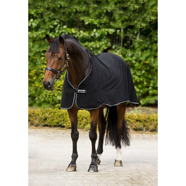 Horseware Unterdecke Fleece Liner black/black & white | 155 cm