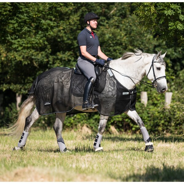 EQUINE-MICROTEC vliegen-uitrijdeken MICRO MESH PROTECT 