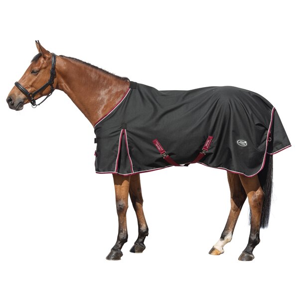 IRISh INNOVATION Outdoordecke Preston schwarz/burgundy | 135 cm