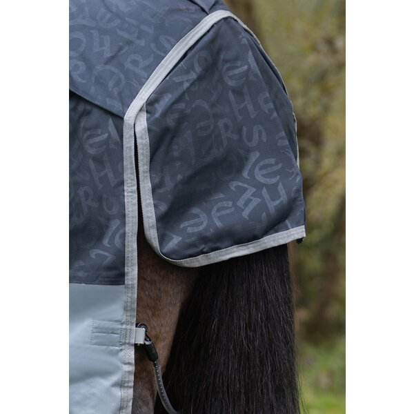 HORSEWARE outdoordeken AMIGO Hero Ripstop 100 g horseware print/silver & grey | 125 cm