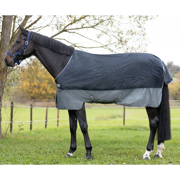 HORSEWARE outdoordeken AMIGO Hero Ripstop 100 g horseware print/silver & grey | 125 cm