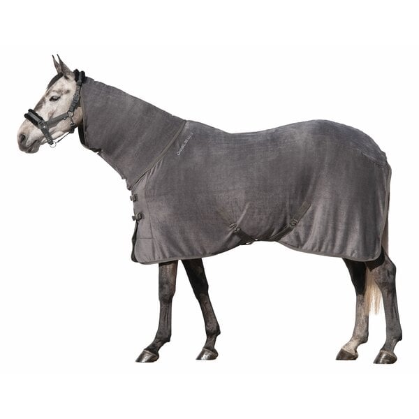 Cheval de Luxe zweetdeken Full Neck grey | 125 cm