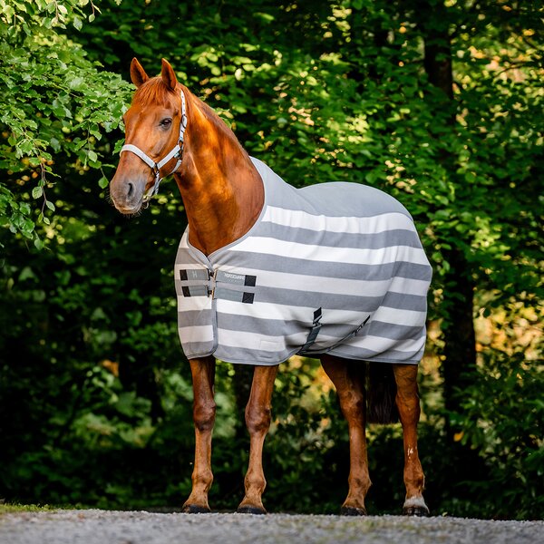 Horseware zweetdeken Newmarket Fleece Cooler witney charcoal | 125 cm
