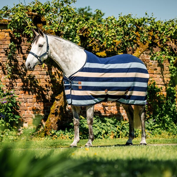 Horseware zweetdeken Newmarket Fleece Cooler witney navy | 125 cm