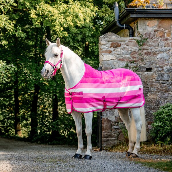 Horseware zweetdeken Newmarket Fleece Cooler witney pink | 130 cm