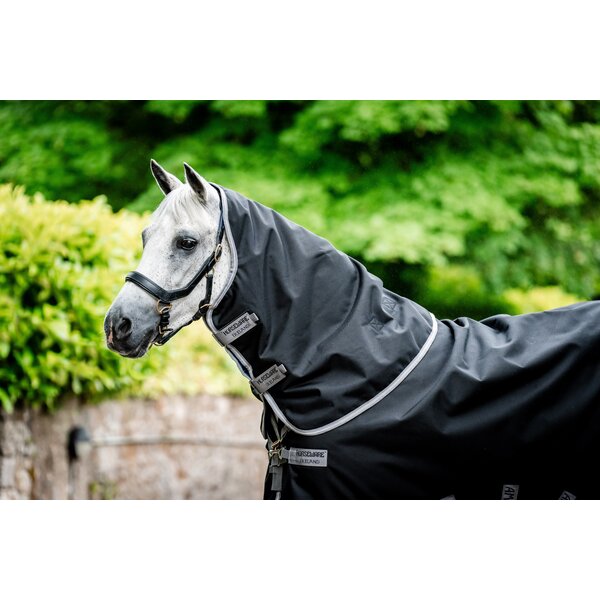 Horseware Halsteil AMIGO Bravo 12, 150g black/titaniumgrey | XL