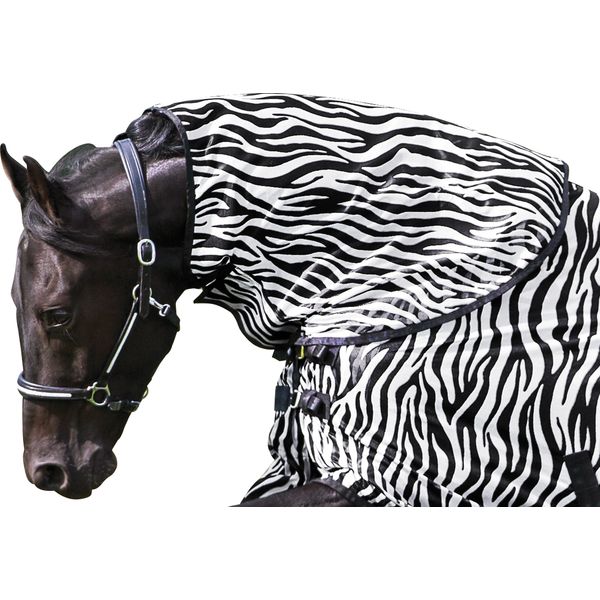 Horse-friends Halsteil zur Fliegendecke mit Zebra-Muster 