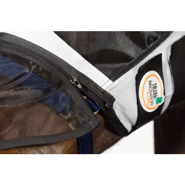 IRISh INNOVATION vliegenmasker 2 in 1 silver | Volbloed