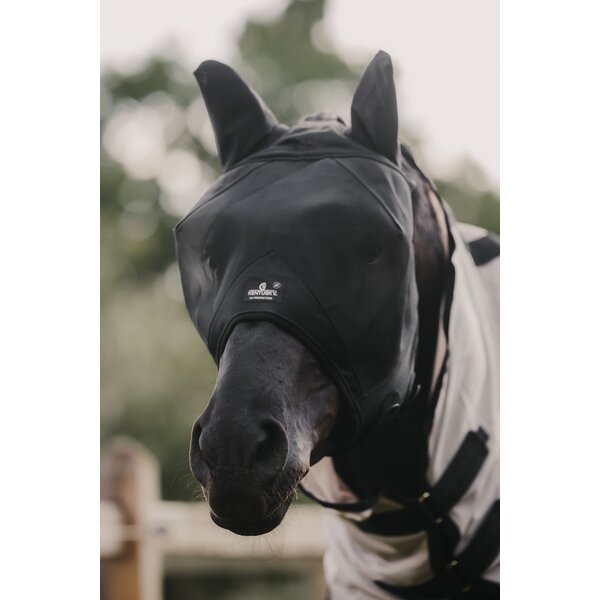 KENTUCKY Fliegenmaske Classic mit Ohren black | Pony