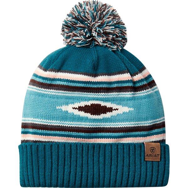 ARIAT beanie Serape turquoise | one size