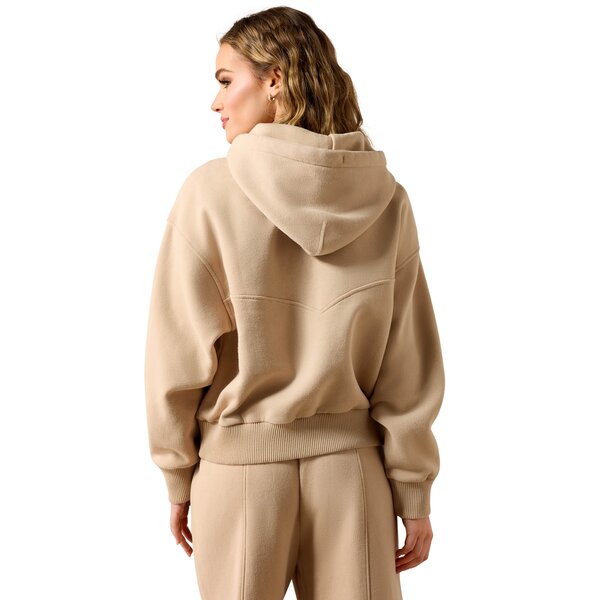 ARIAT sweatshirt Compass met halve ritssluiting 