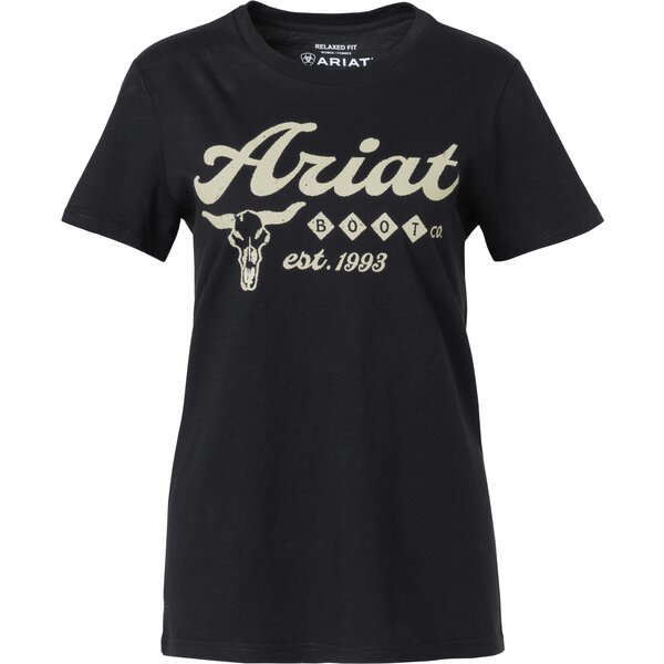 ARIAT T-Shirt Established black | XS