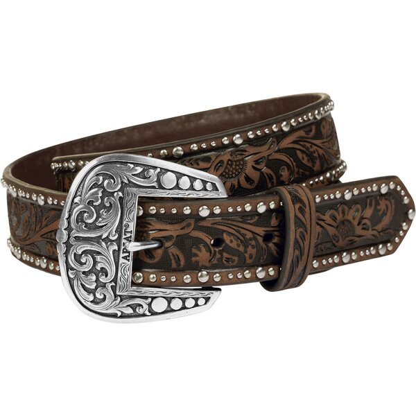 ARIAT riem Studded Tooled 