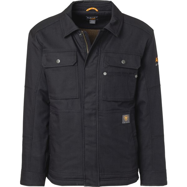 ARIAT MNS Rebar DuraCanvas Sherpa-Lined Coat black | M