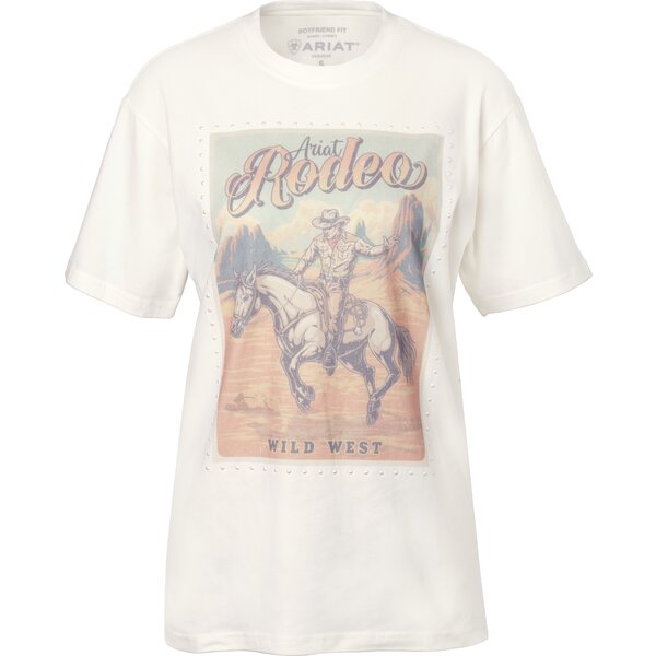 ARIAT T-Shirt Rodeo Tee cloud | XS