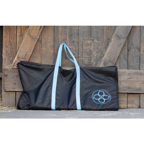 Passion 4Q tas voor westernpad/-deken black/turquoise | ca. 100 x 55 x 5 cm
