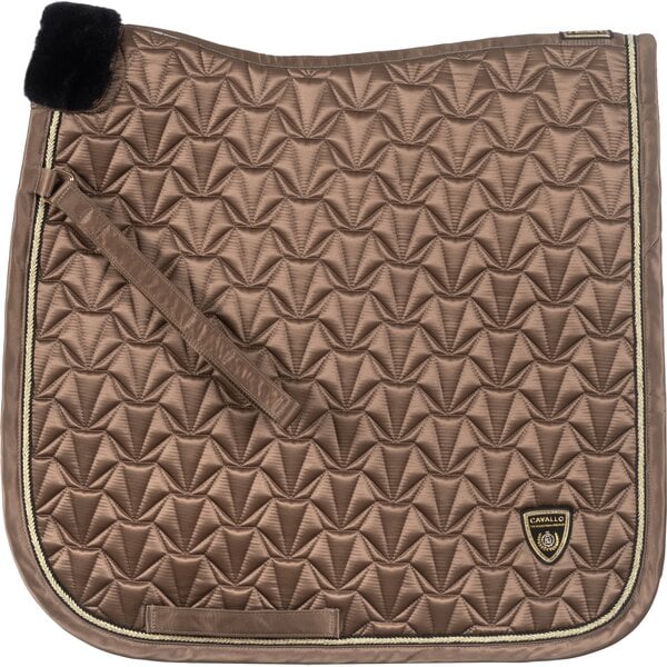 Cavallo Schabracke CAVALLYANA dark caramel | Warmblut/Dressur