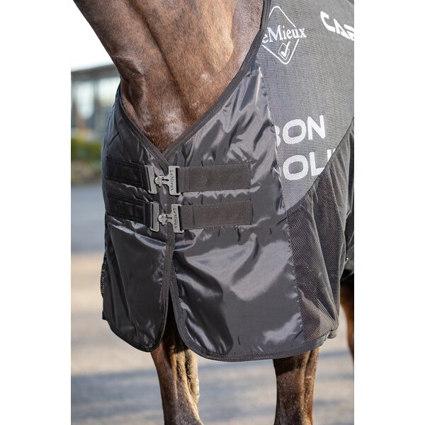 LeMieux zweetdeken Carbon Cooler Rug black | 155 cm