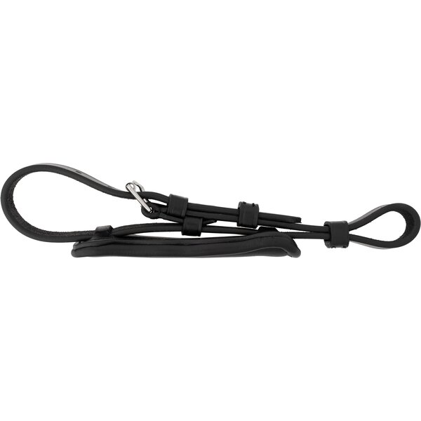 MONTIVUM vervangriempje voor Zweedse neusriem black | Warmbloed