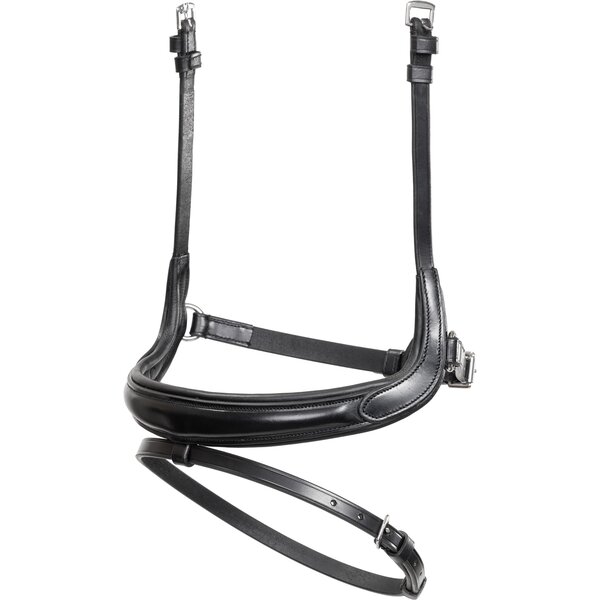 MONTIVUM Engels gecombineerd neusriem black | Volbloed