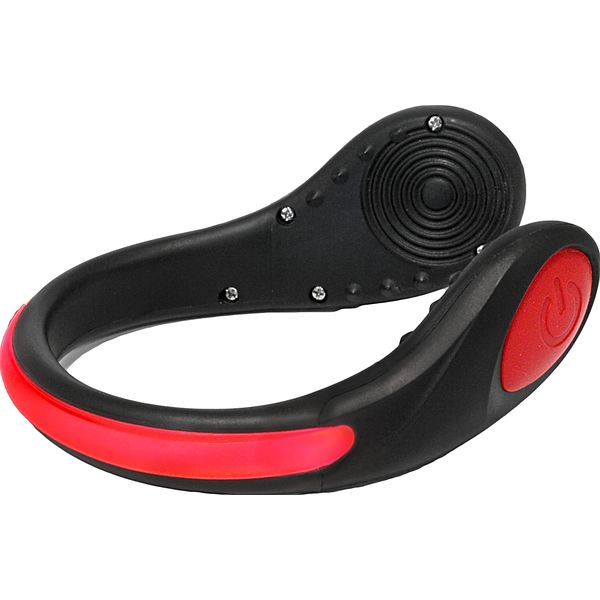 WALDHAUSEN Schuh Clip LED schwarz/rot | EINHEITSGR