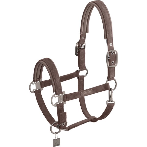 ESKADRON Classic Sports Halfter Cord Double Pin deep taupe | Warmblut