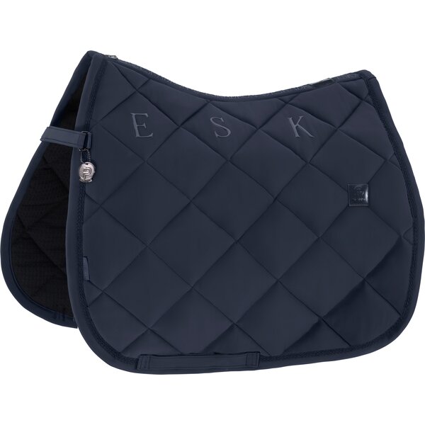 ESKADRON Platinum Schabracke PRO Soft atlantic blue | Warmblut/Dressur