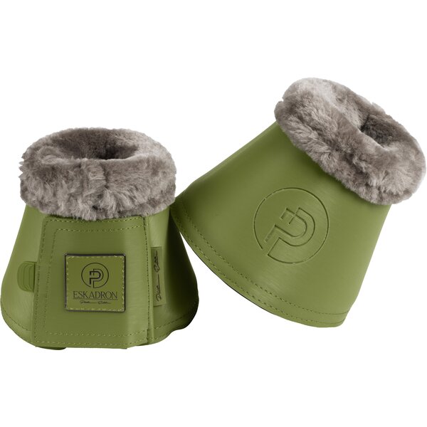 ESKADRON Platinum Hufglocken Softlate Faux Fur moss green | L