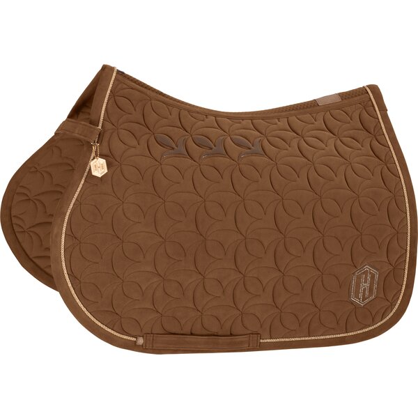 ESKADRON Heritage zadeldek velours embleem almond | Warmbloed/Dressuur