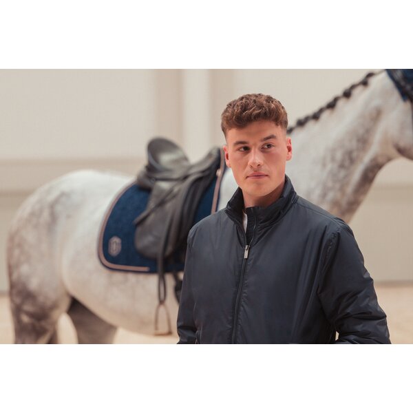 ESKADRON Heritage zadeldek velours embleem true blue | Warmbloed/Dressuur