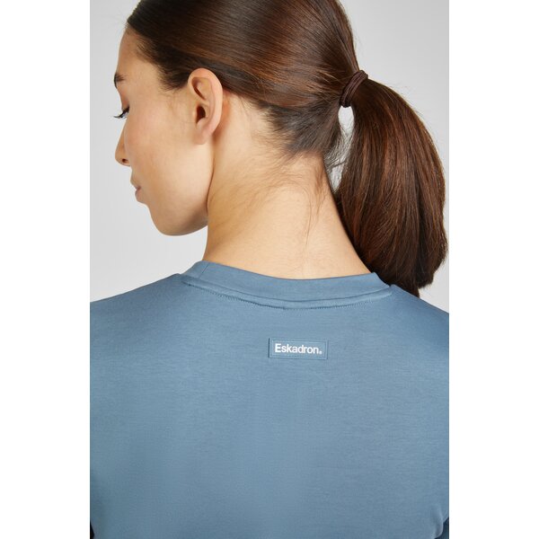 ESKADRON Classic Sports T-shirt steel blue | L