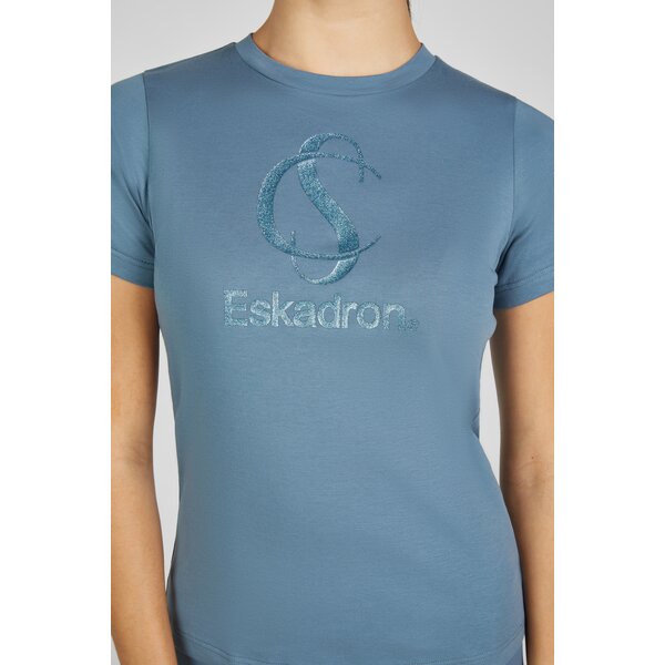 ESKADRON Classic Sports T-shirt steel blue | L
