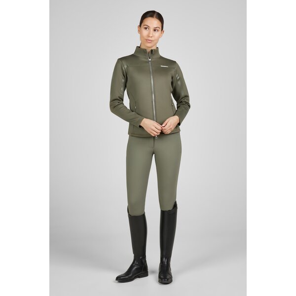 ESKADRON Classic Sports shirt met rits dusty olive | XL