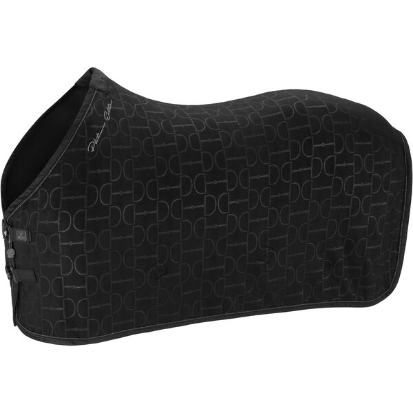 ESKADRON Platinum zweetdeken Fleece Stamp Bit black | 125 cm