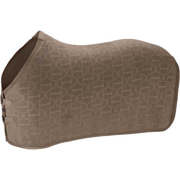 ESKADRON Platinum zweetdeken Fleece Stamp Bit smoky taupe | 125 cm