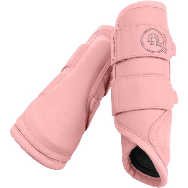 ESKADRON Platinum peesbeschermers Faux Leather, voor de voorbenen soft rouge | M