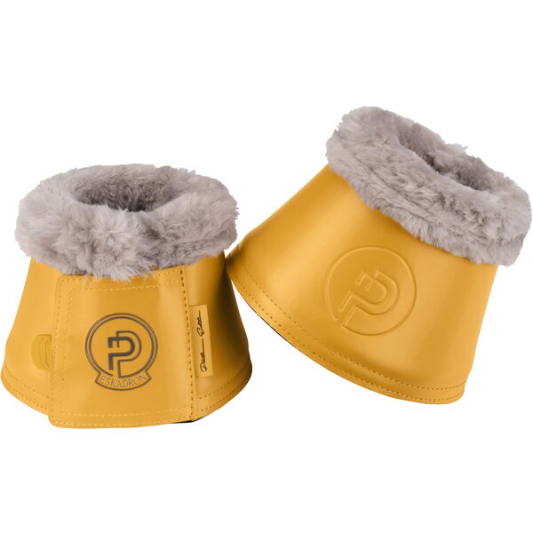 ESKADRON Platinum springschoenen Softlate FauxFur golden yellow | S