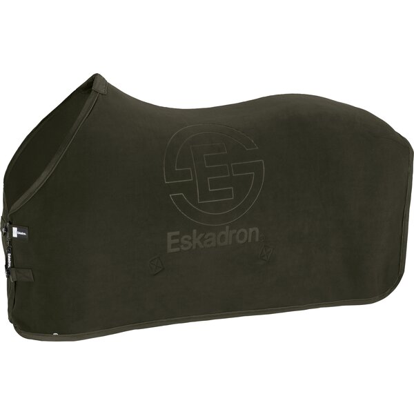 ESKADRON Dynamic zweetdeken Fleece Stamp olive | 135 cm
