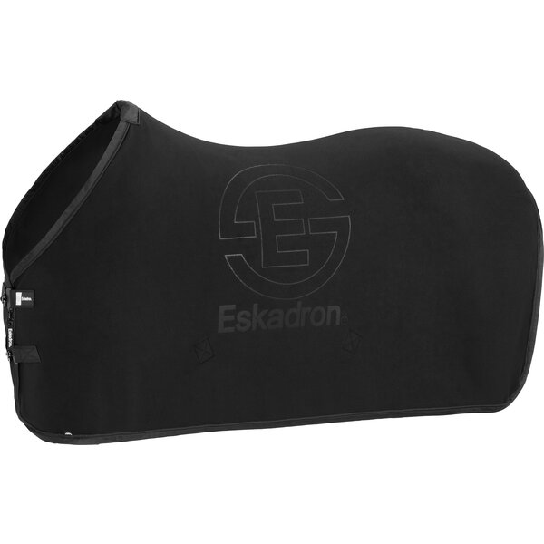 ESKADRON Dynamic zweetdeken Fleece Stamp black | 125 cm