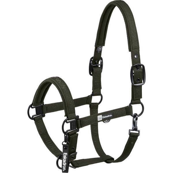 ESKADRON Dynamic halster Sparkle Double Pin olive | Shetty