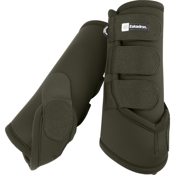 ESKADRON Dynamic Pro Dressage beenbeschermers, achterbenen olive | Pony