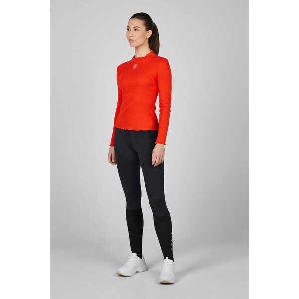 ESKADRON Dynamic ribcolshirt met lange mouwen red | M