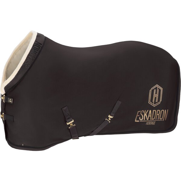 ESKADRON Heritage zweetdeken Aerial Jersey black truffle | 125 cm