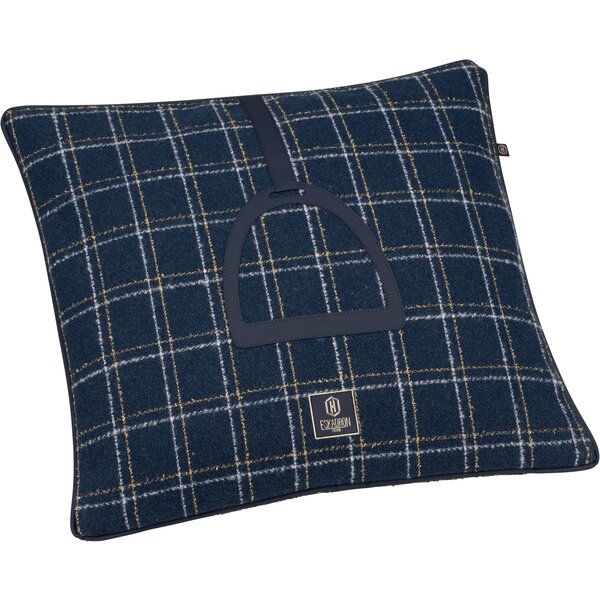 ESKADRON Heritage kussenhoes Bouclé navy | ca. 50 x 50 cm