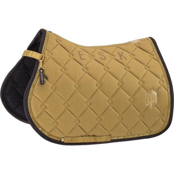 ESKADRON Heritage zadeldek Cotton Glitter cardamom | Pony Dressuur