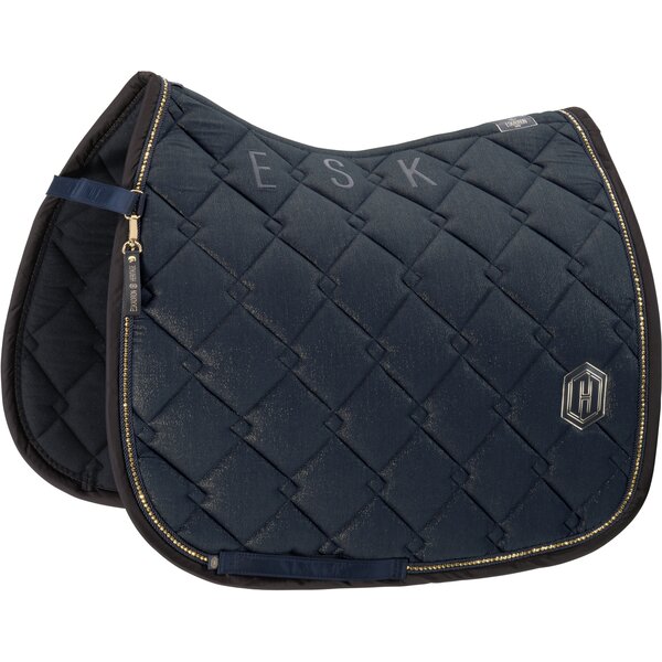 ESKADRON Heritage zadeldek Cotton Glitter navy | Pony Dressuur