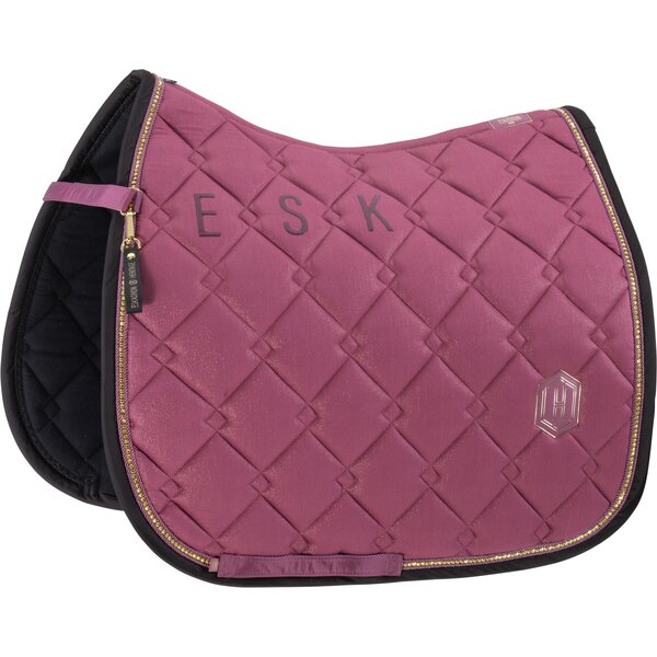 ESKADRON Heritage zadeldek Cotton Glitter wildberry | Pony Dressuur