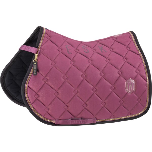ESKADRON Heritage zadeldek Cotton Glitter wildberry | Pony Dressuur